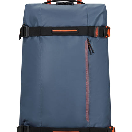 American Tourister Urban Track Duffle M rejsetaske med hjul Navy/Orange