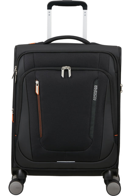 American Tourister Wanderlite Spinner 55 Expansível Shadow Black