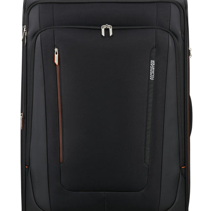 American Tourister Wanderlite Spinner 84 Udvidelig Shadow Black