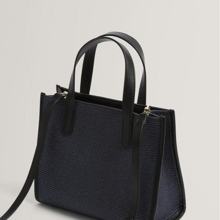 Ted Baker Paolina Faux raffia lille ikontaske