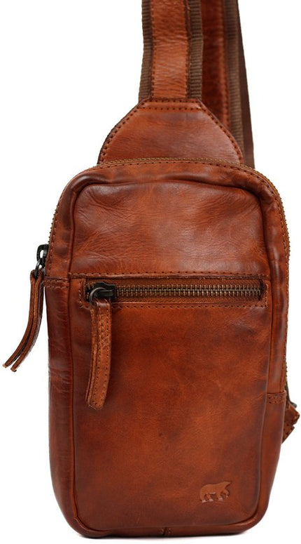 Bear Design Torba na Ramię Crossbody CL44997 Koniakowy