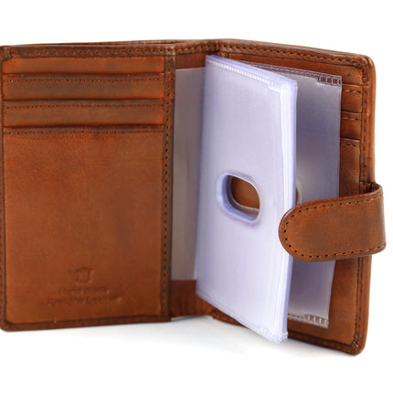 Porta-cartões em couro Bear Design Vic CL527