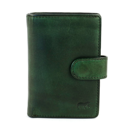 Porta-cartões em couro Bear Design Vic CL527 Verde