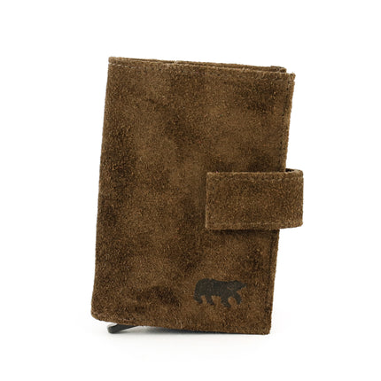 Bear Design Porte-cartes en daim Elsie SU6814 Marron