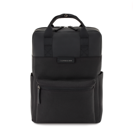 Kapten & Son Rugzak Bergen All Black 15 Inch