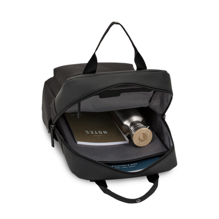 Kapten & Son Rugzak Bergen All Black 15 Inch