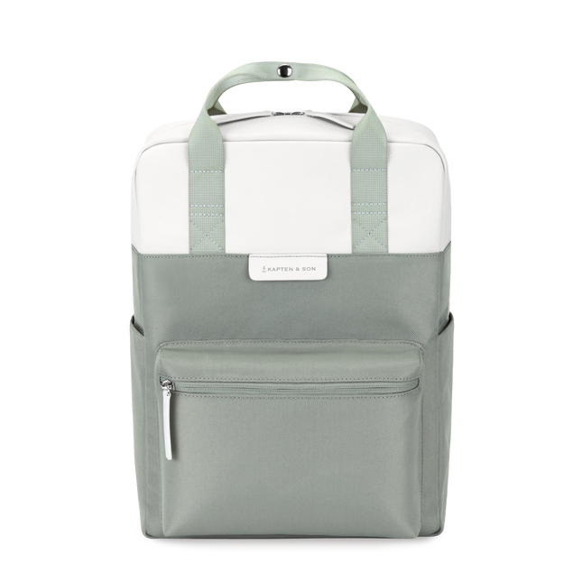Kapten & Son Rugzak Bergen Muted Sage 15 Inch