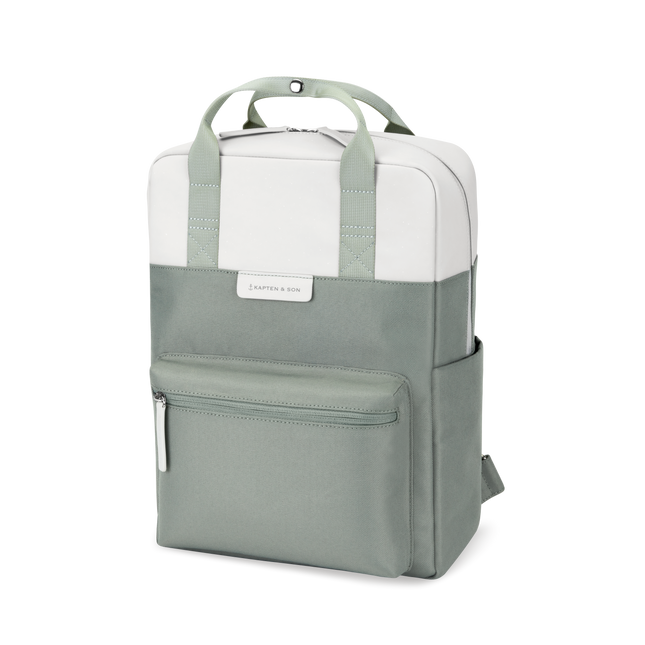 Kapten & Son Rugzak Bergen Muted Sage 15 Inch
