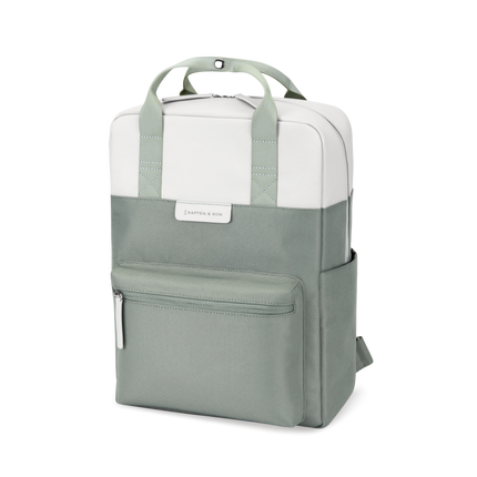 Kapten & Son Rugzak Bergen Muted Sage 15 Inch