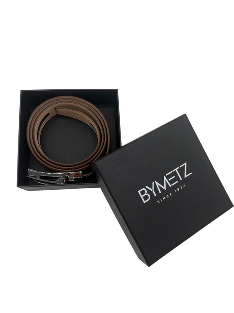 ByMetz Riem met Automatische Gesp - Camel
