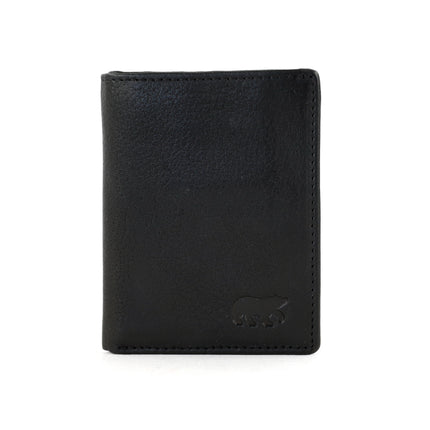 Bear Design Porta-cartões com compartimento para notas Cas CP7040 Preto