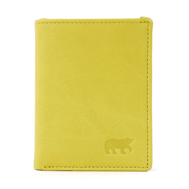 Bear Design Porta-cartões com compartimento para notas Cas CP7040 Butter Yellow