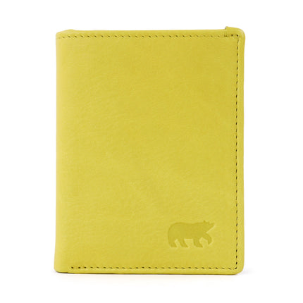 Bear Design Porta-cartões com compartimento para notas Cas CP7040 Butter Yellow