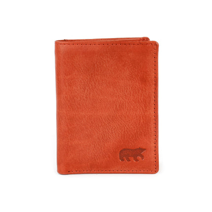 Bear Design Porta-cartões com compartimento para notas Cas CP7040 Vermelho