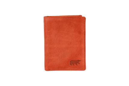 Bear Design Porta-cartões com compartimento para notas Cas CP7040 Vermelho