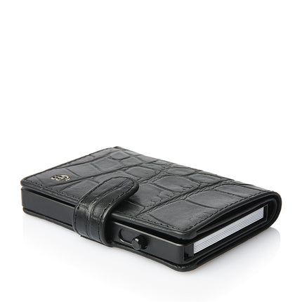 Castelijn & Beerens Croco Mini Wallet RFID met Sluitlipje 460853