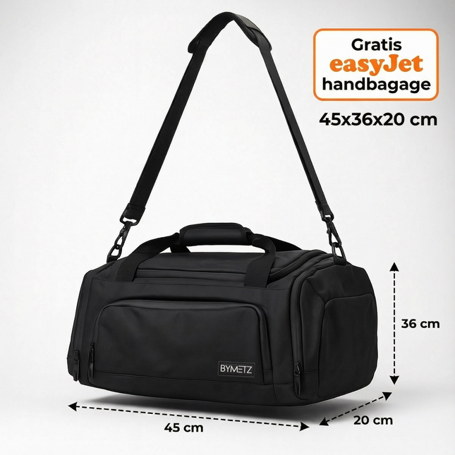 ByMetz 45x36x20 Easyjet 3-WAY Boarding Bag Reistas / Rugzak
