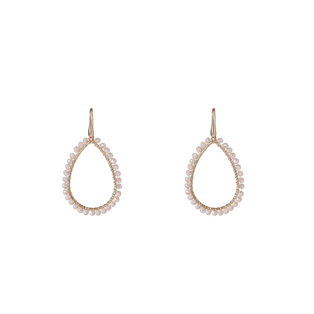 Day & Eve by Go Dutch Label Beads Open Drops Cream / Light Pink