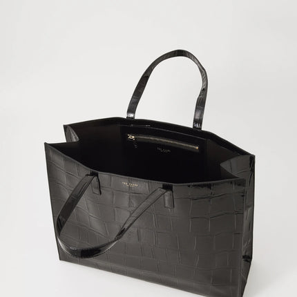 Ted Baker Shopper Vivvien Croc Effect Icon Bag