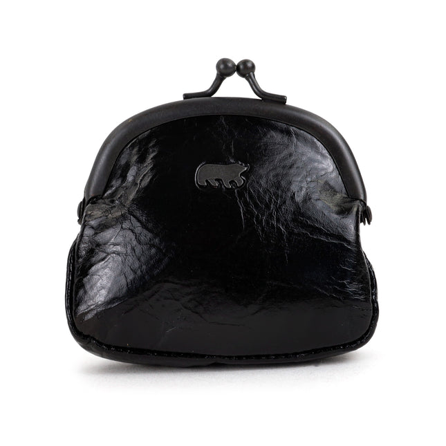 Bear Design Porta-moedas com fecho Lily PC18363 Preto