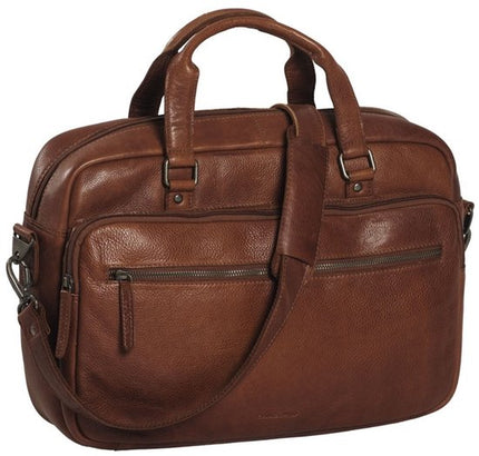 Daniel Ray Cleveland Laptoptasche A4 14 Zoll Cognac