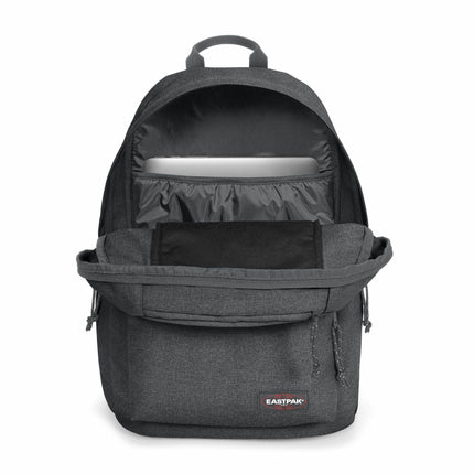 Eastpak polstret dobbelt rygsæk 14 tommer sort denim