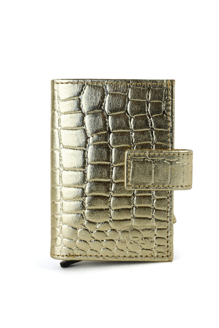 Bear Design pouzdro na karty Elsie RIFD Protected CP6814 Champagne croco