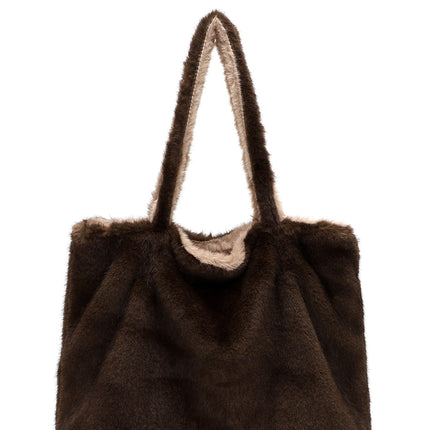 Emily & Noah Eva Fluffy City Shopper Large Brun