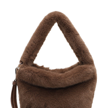Emily & Noah Grasse RUE 09 liten bucketväska Brun