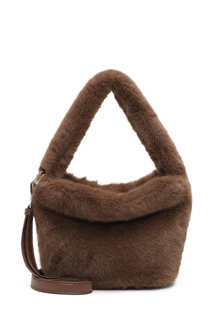 Emily & Noah Grasse RUE 09 liten bucketväska Brun