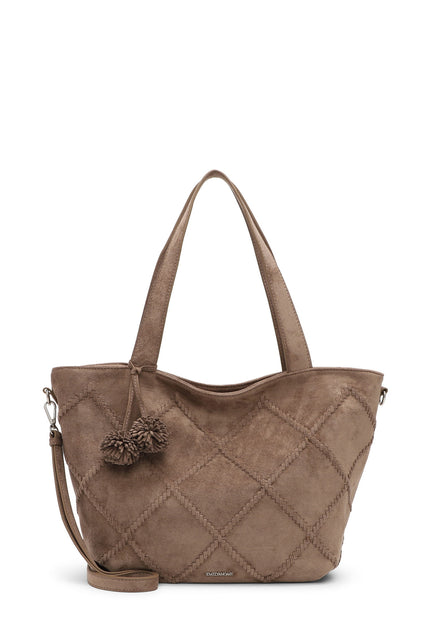 Emily & Noah Leanne City Shopper Large 65864 Taupe