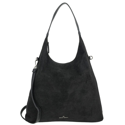 Enrico Benetti Shopper Suèdine 001 Zwart