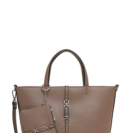 Emily & Noah Lewe City Shopper Medium Taupe