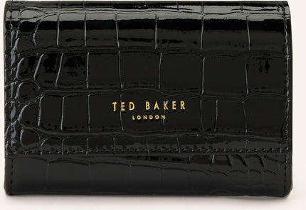 Ted Baker Valliaa Croc Effect Small Purse Black