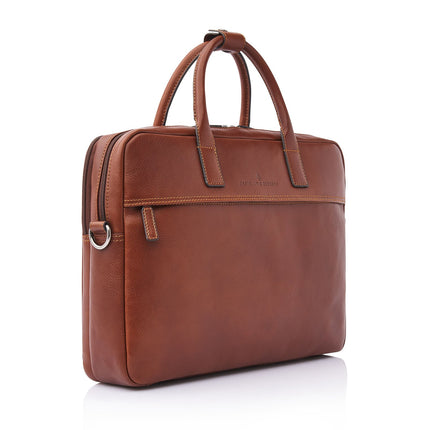 Castelijn & Beerens Specials Laptoptas 15,6 inch RFID Lichtbruin, stand 2