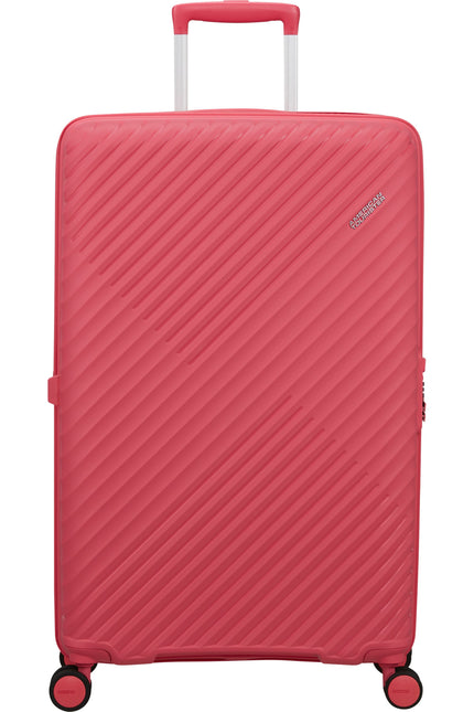 American Tourister Diablast Spinner 78/29 laajennettava TSA-matkalaukku Pink Glitch