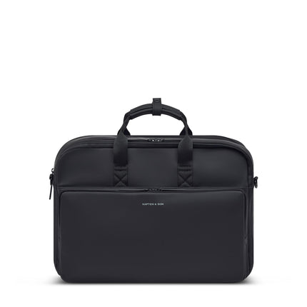 Kapten & Son Bodo Laptoptas 17 Inch All Black