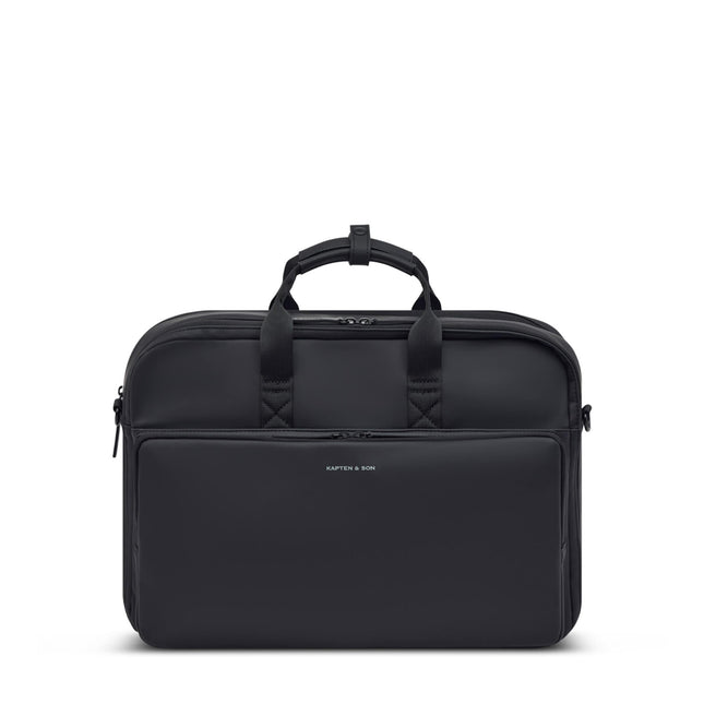 Kapten & Son Bodo Laptoptas 17 Inch All Black
