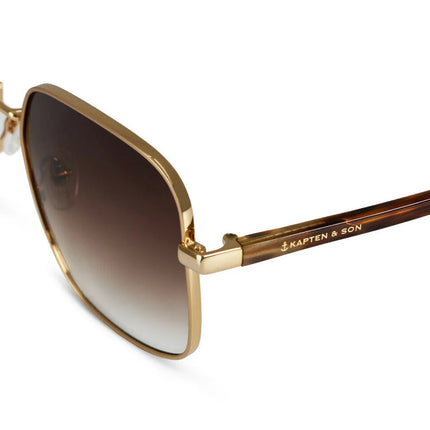Kapten & Son Zonnebril Palermo Gold Brown