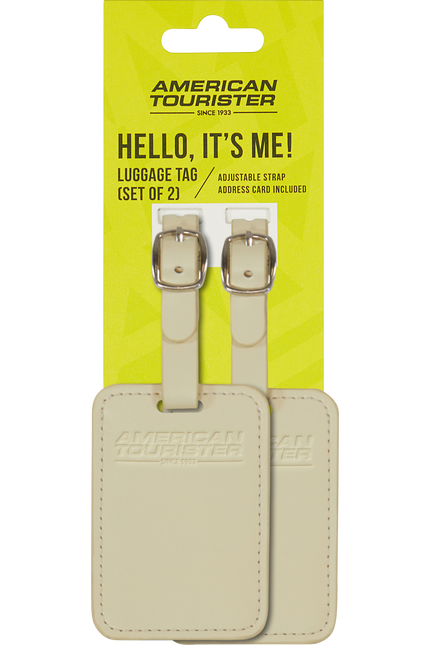American Tourister Ta Luggage Tag / etui na bagaż (2 szt.) Cocon. Sand
