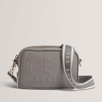 Ted Baker Lauli Webbing Detail Small Camera Bag Grey