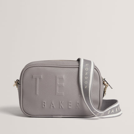 Ted Baker Loueey Camera Bag z detajli tkanega traku Siva