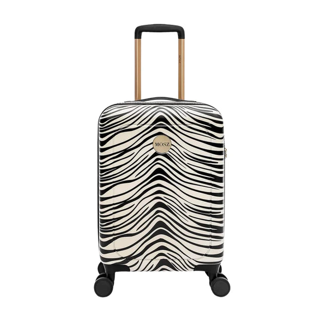 MOSZ Dames handbagage koffer - 55 cm - Lauren - Zebra