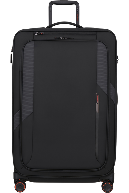 Samsonite Glazed Spinner 78 cm - Udvidbar 125/141 liter - 78x48x32/35 cm Black
