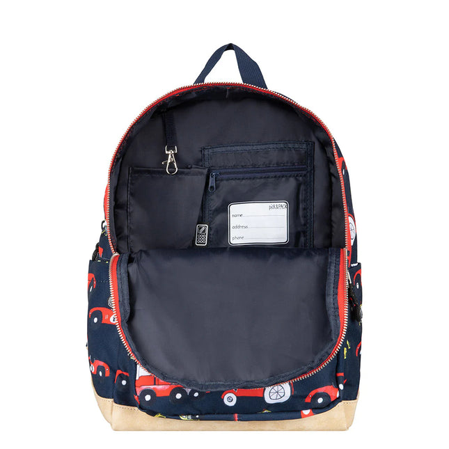 Pick & Pack Pick&Pack rugzak M Cars - Navy 
