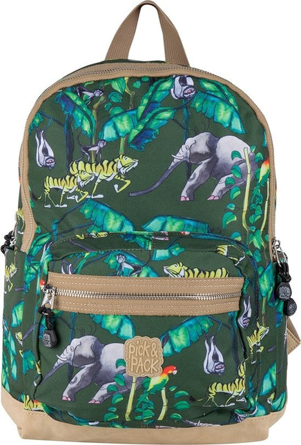 Pick & Pack Pick&Pack Rugzak  M  Jungle M Bamboo