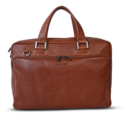 Plevier Larry Laptoptasche 16 Zoll Cognac