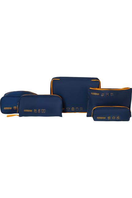 American Tourister TA pakkekomponenter 5 stk. Navy Orange