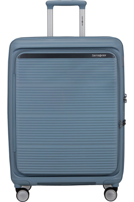 Samsonite Paralux HS Spinner vidutinis Exp (4 ratai) 67 x 47 x 30/33 Cm Fog Blue