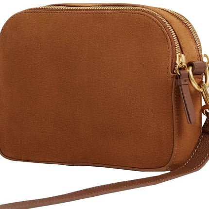 Ted Baker Shayane Webbing Suede Camera Bag Brown